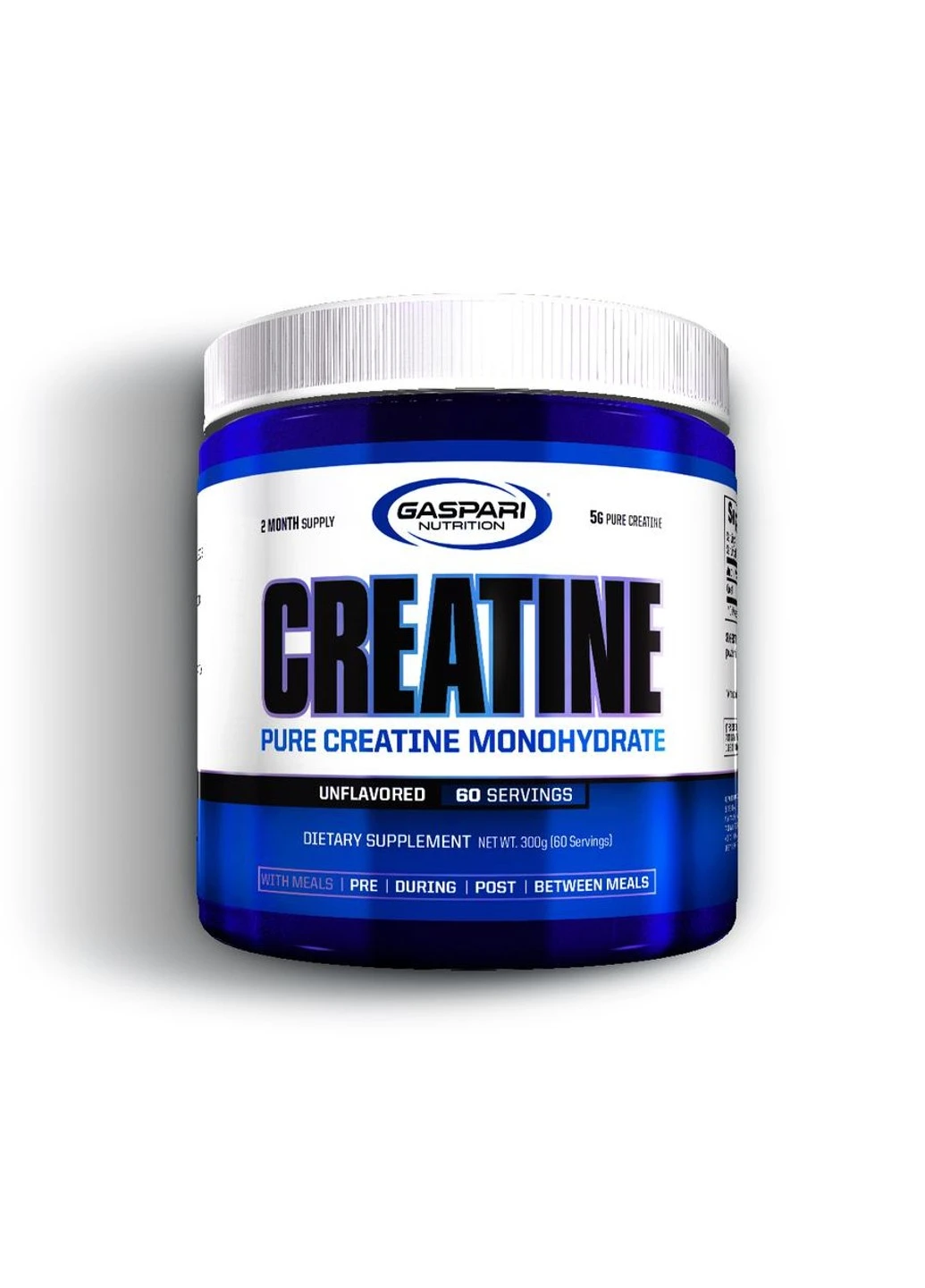 Креатин моногідрат Creatine Monohydrate 300 грам Без смаку Gaspari Nutrition (255279611)