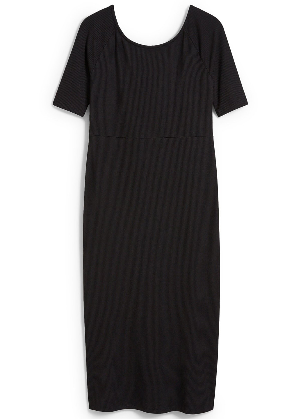Чорна кежуал сукня для вагітних футляр, з відкритою спиною C&A однотонна