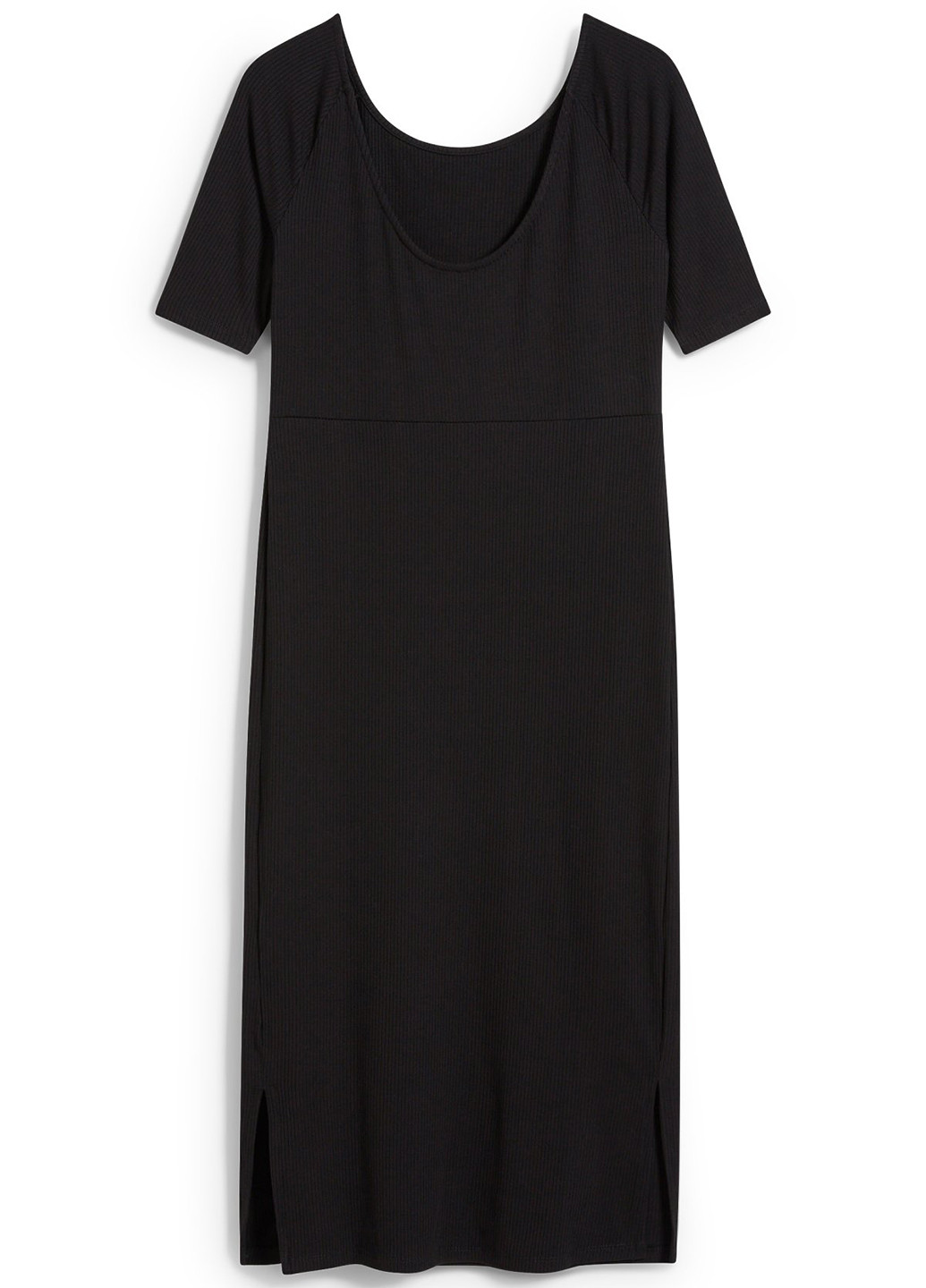 Чорна кежуал сукня для вагітних футляр, з відкритою спиною C&A однотонна