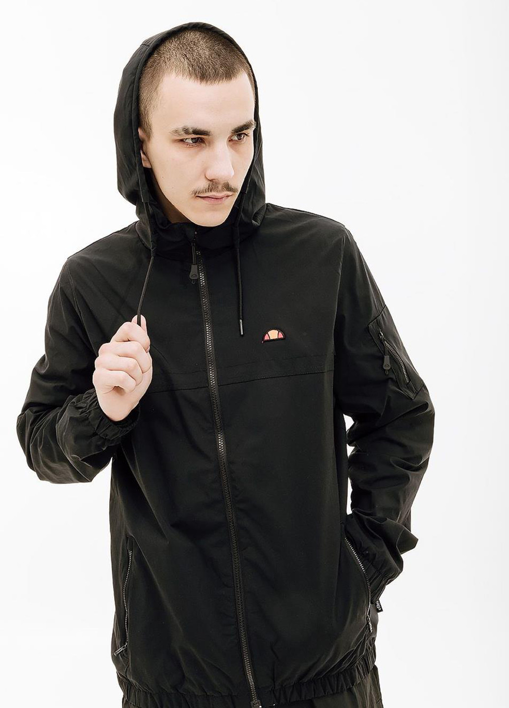 Черная демисезонная куртка shv20518-011 Ellesse Battalio FZ Jacket
