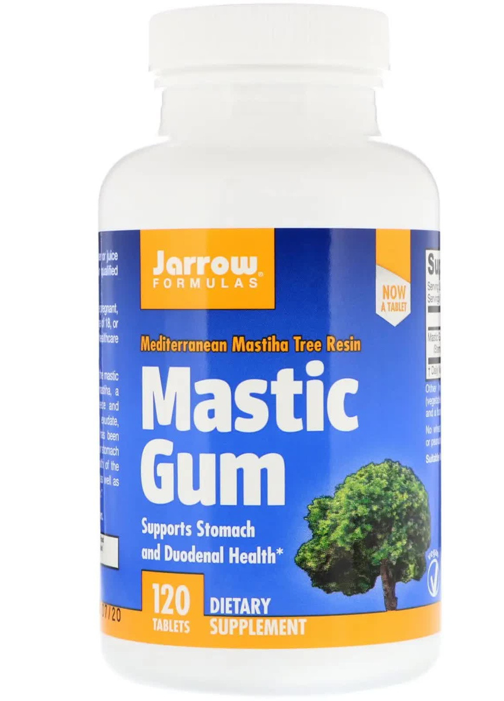 Mastic Gum 500 mg 120 Tabs Jarrow Formulas (256379903)