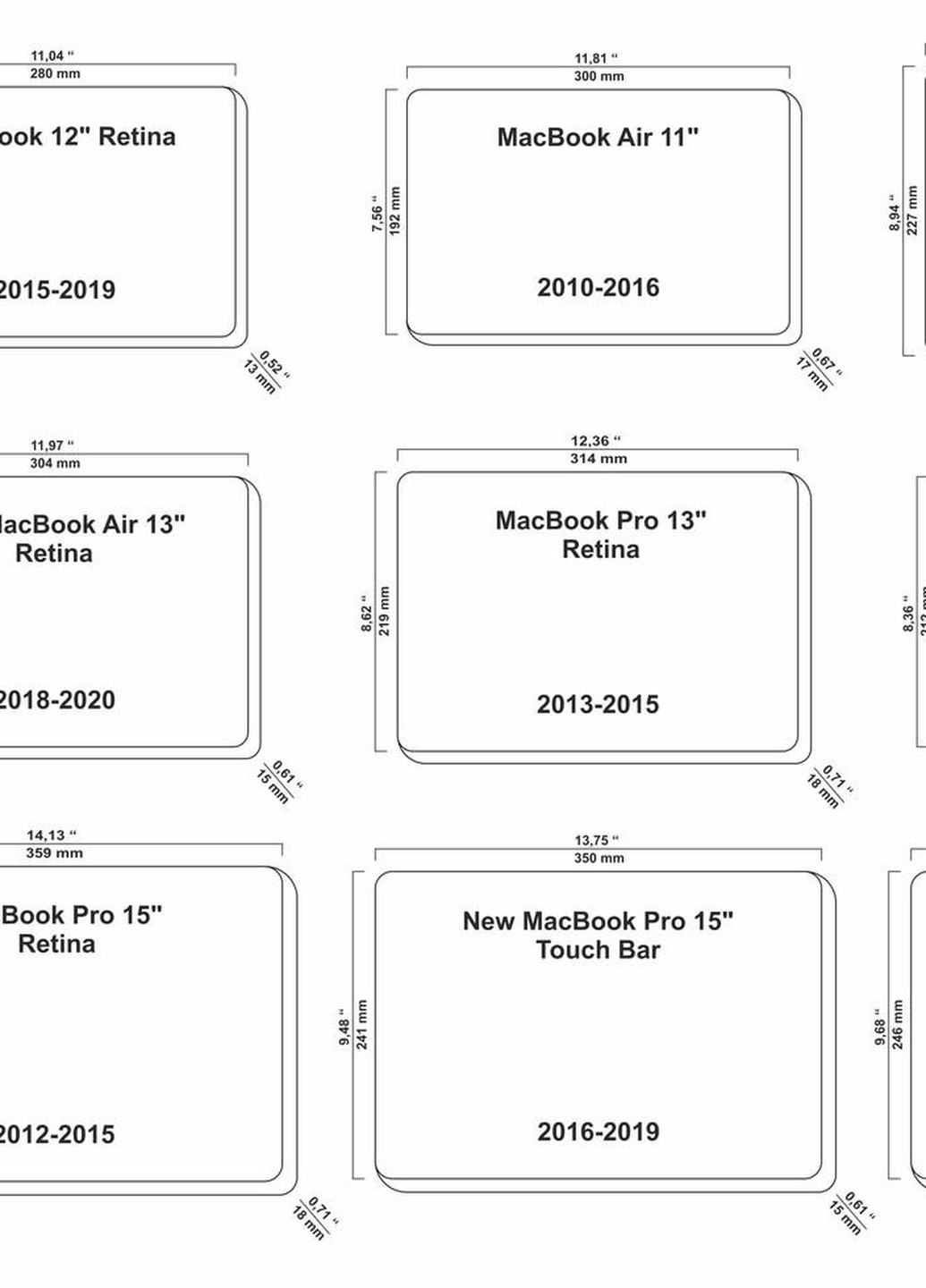 Кожаный чехол для MacBook Дизайн №1 с войлоком Berty (253861516)