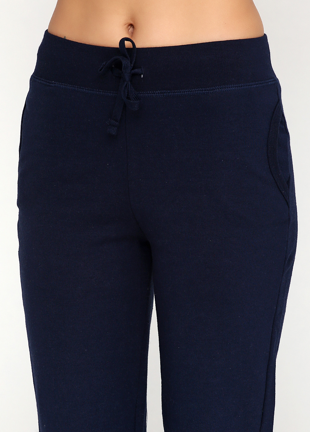 Темно-синие спортивные зимние прямые брюки Gildan