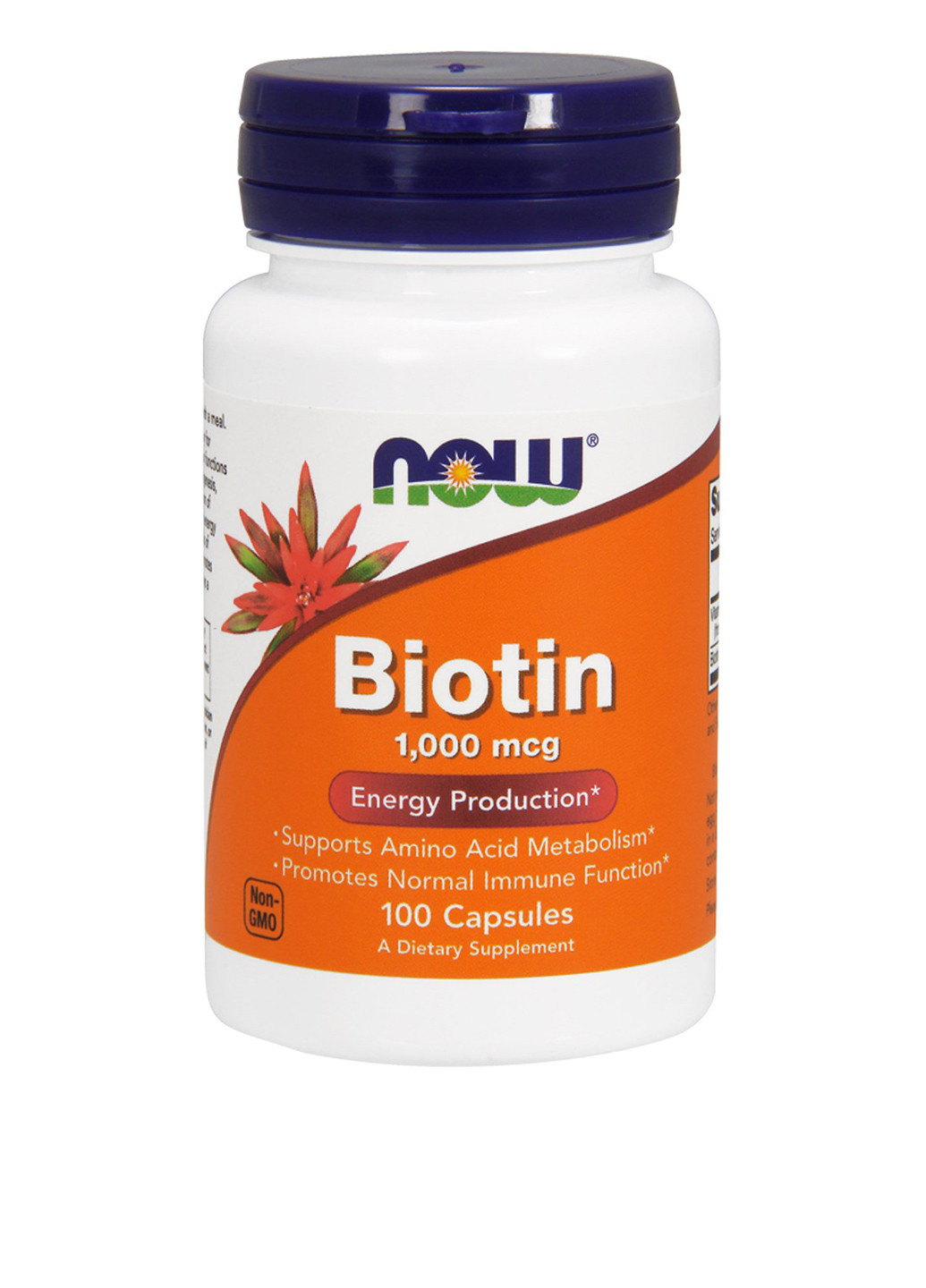 Биотин В7 (100 капс.), 1000 мг Now Foods (251206600)