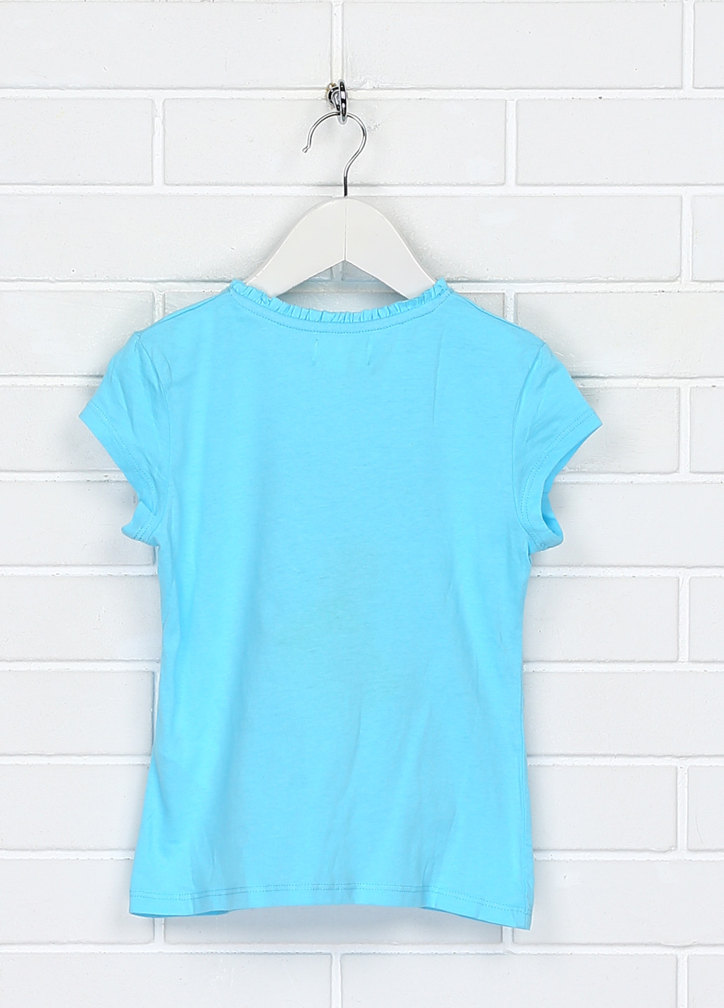 Голубая летняя футболка Terranova