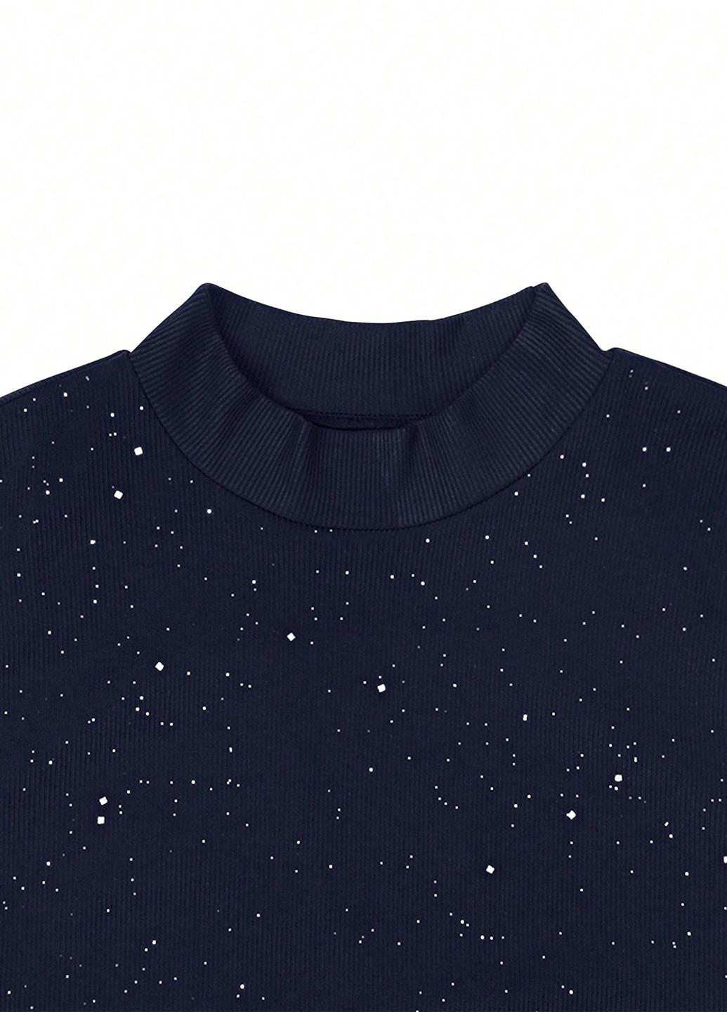 Темно-синя коктейльна сукня футляр SHEIN однотонна