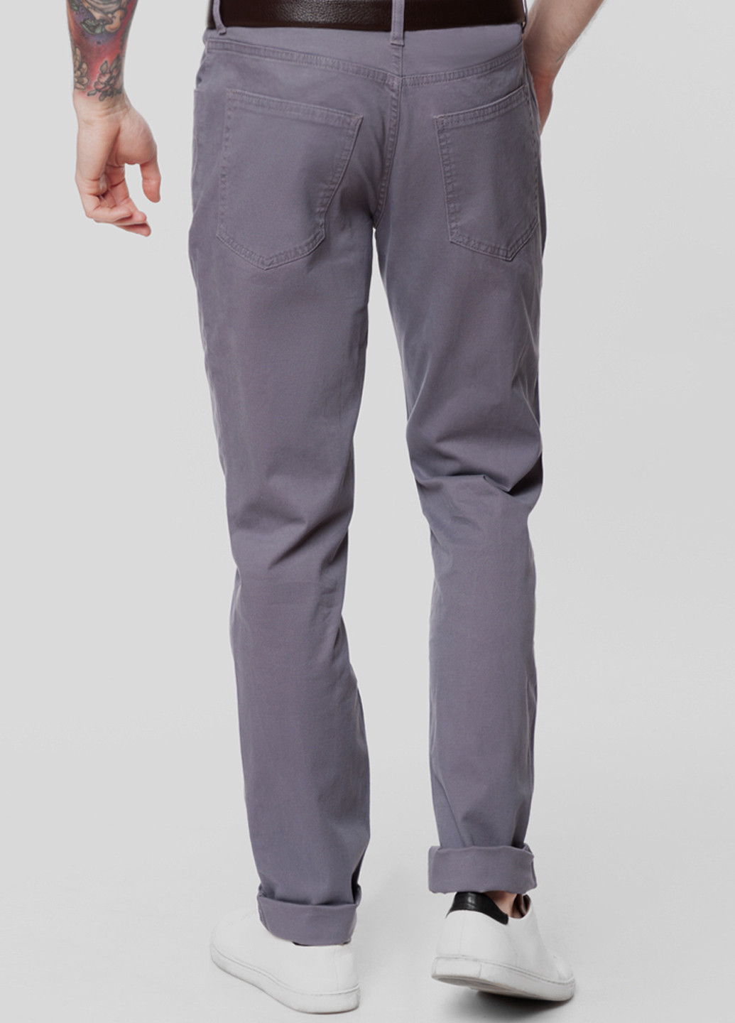 Серые демисезонные брюки Arber
