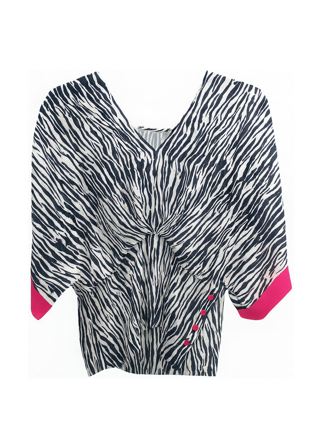 Чорно-біла блуза Sassofono