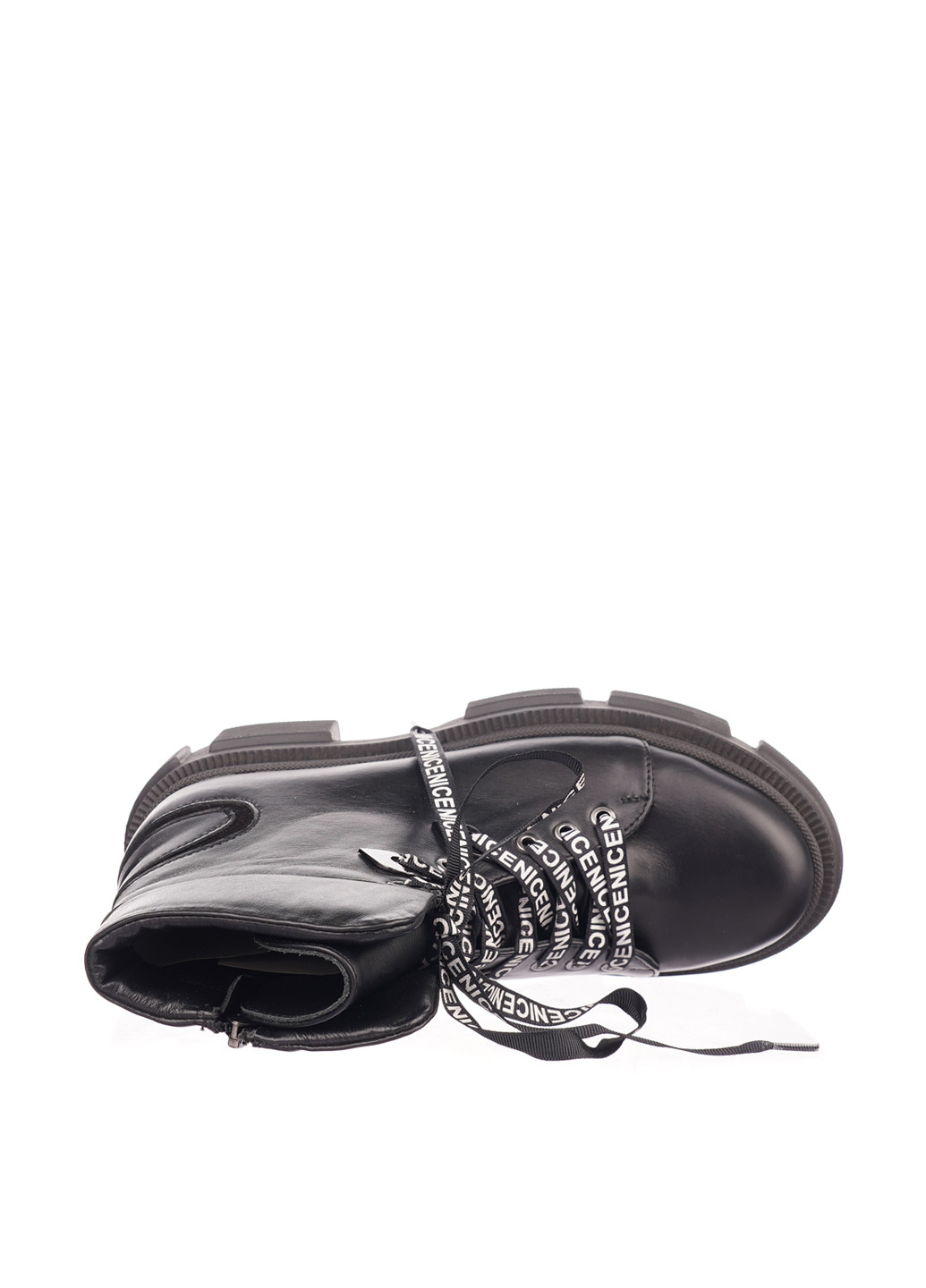 Осенние ботинки No Brand со шнуровкой, на тракторной подошве