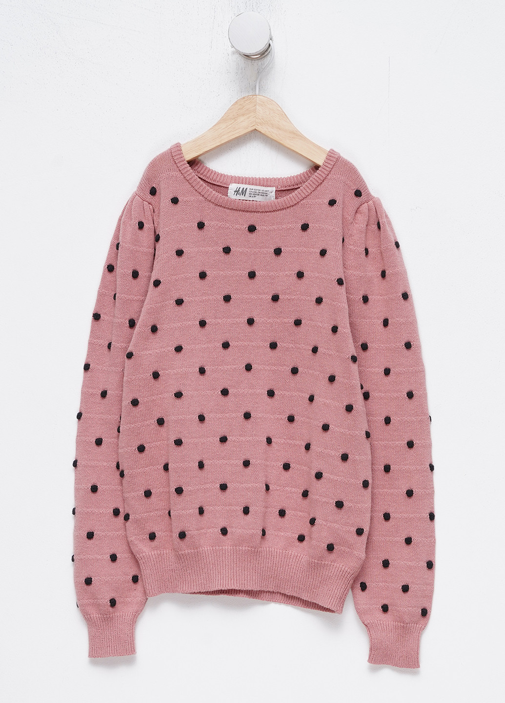 Розовый зимний джемпер джемпер H&M