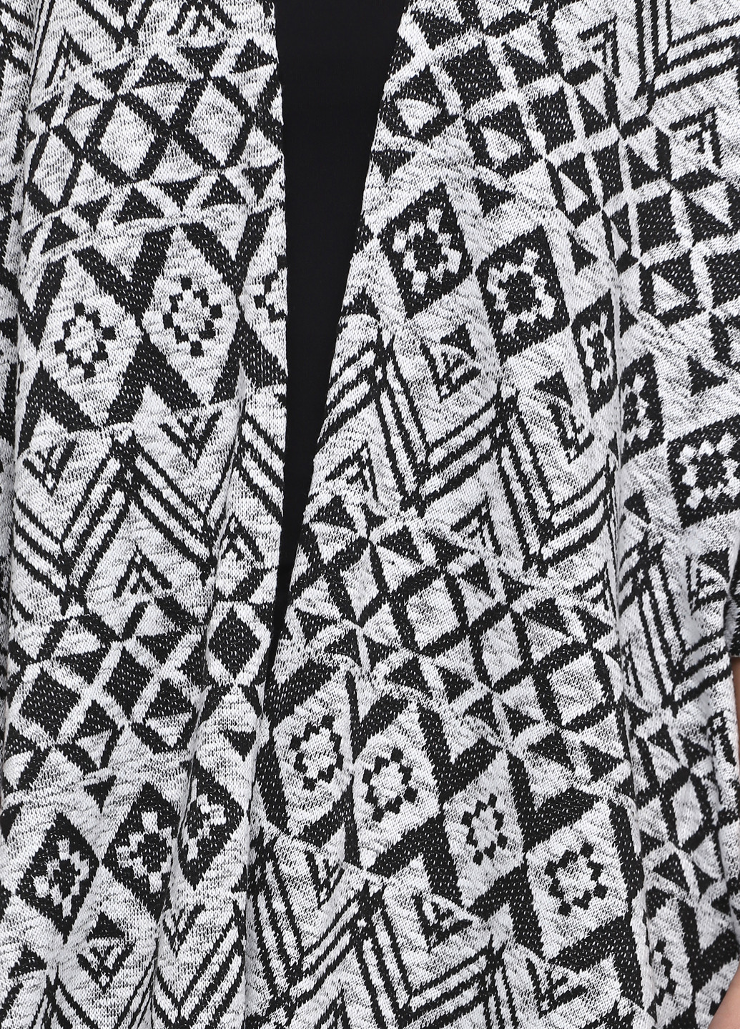 Черно-белый демисезонный кардиган H&M
