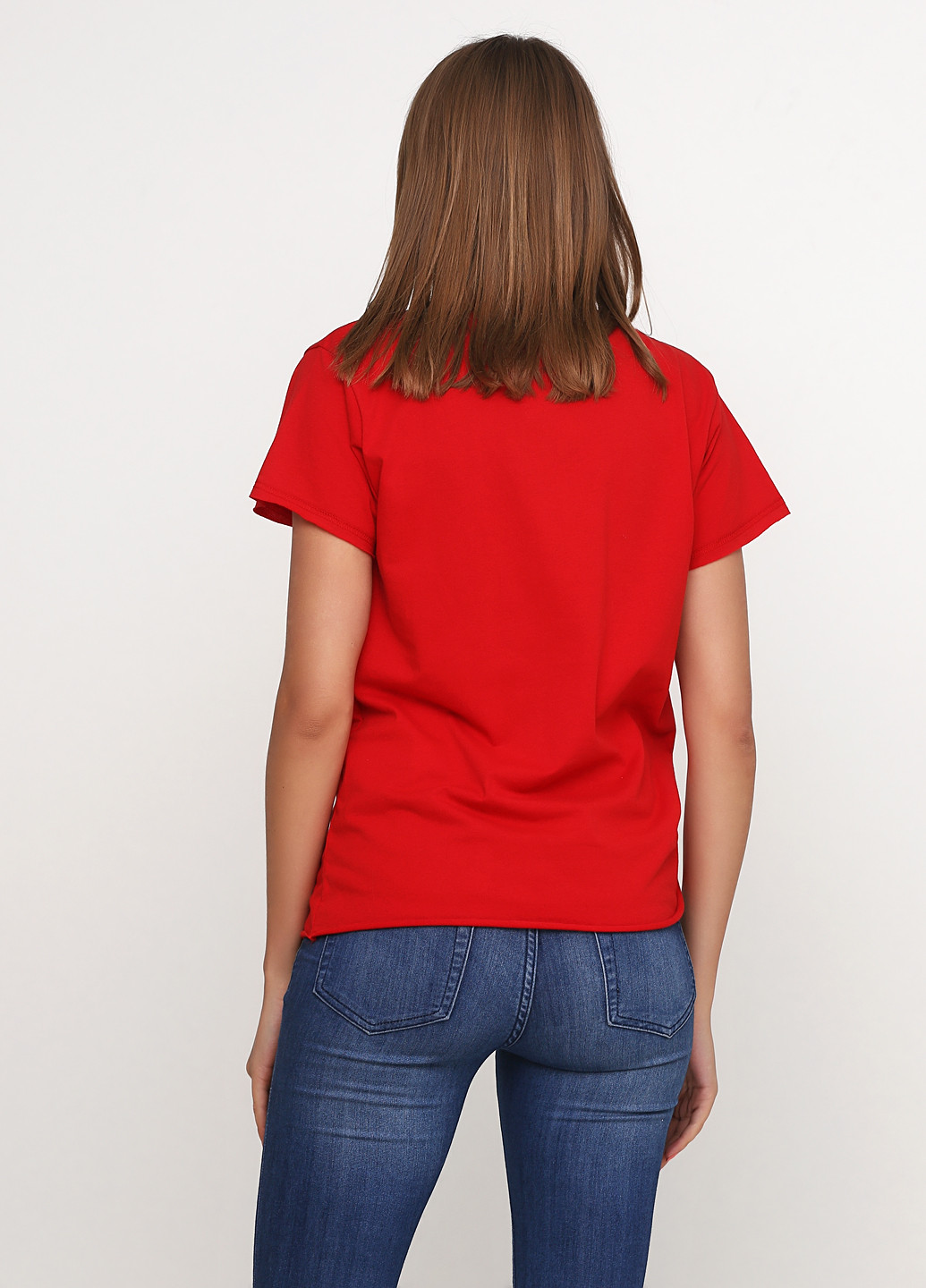 Красная летняя футболка Go Fashion
