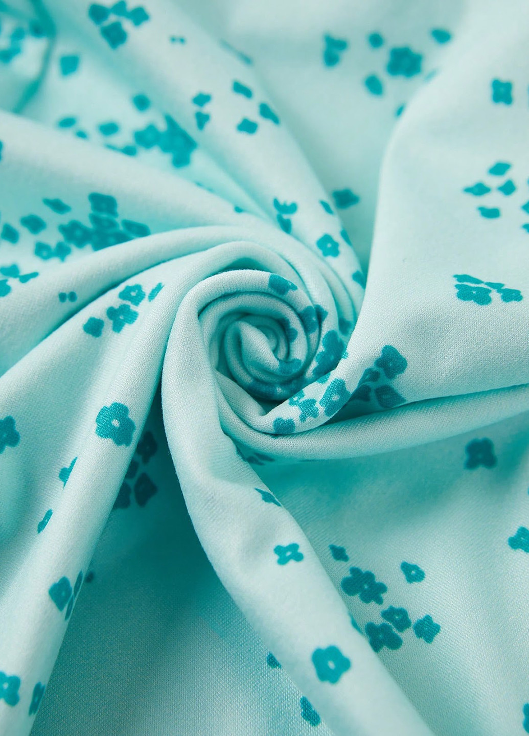 Мятное кэжуал, праздничный платье а-силуэт, клеш SHEIN с цветочным принтом