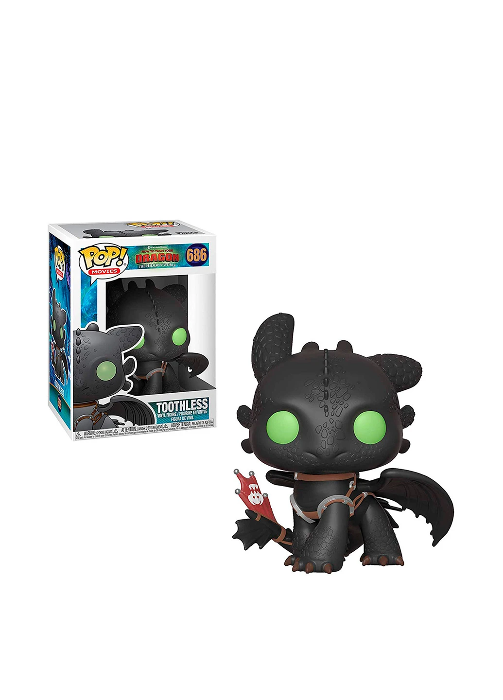 Ігрова фігурка POP! серії "Як приручити дракона" - БЕЗЗУБІК Funko (140924448)