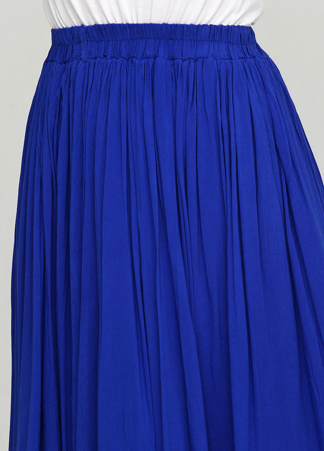 Синяя кэжуал однотонная юбка Wings а-силуэта (трапеция)