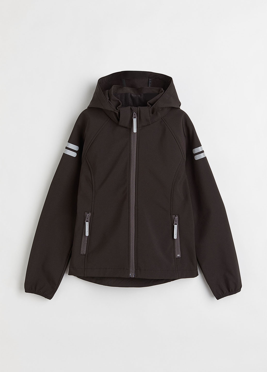 Черная демисезонная куртка H&M