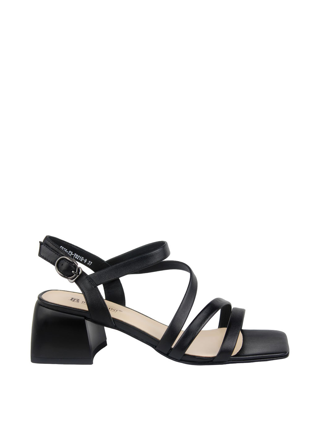 Черные босоножки Blizzarini с ремешком