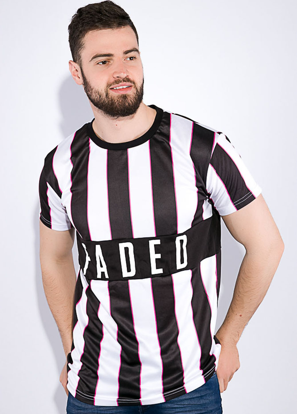 Чорно-біла футболка Time of Style