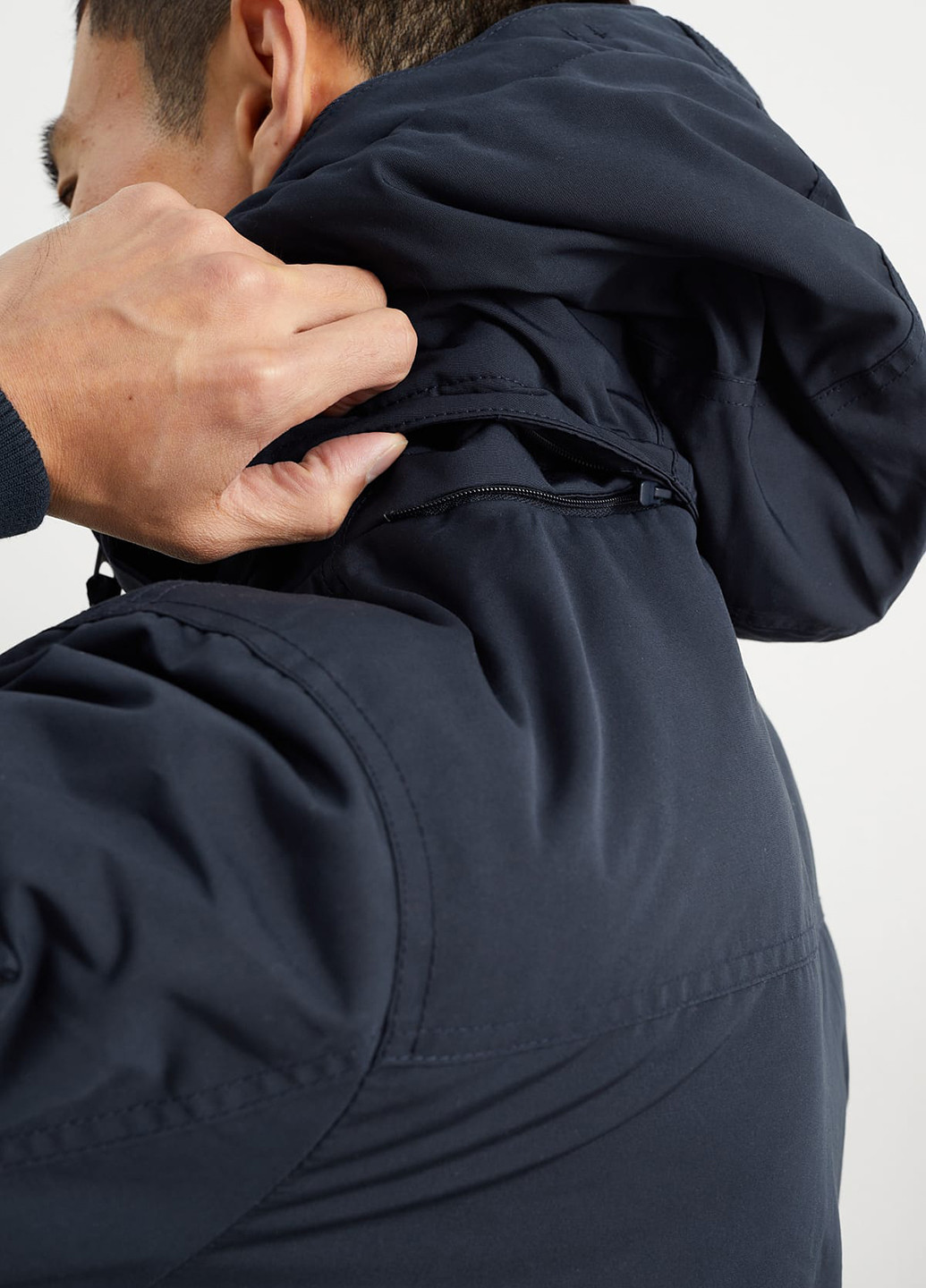 Темно-синяя демисезонная куртка C&A