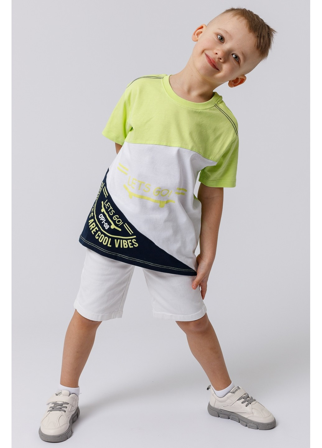 Зеленая летняя футболка для мальчика Breeze