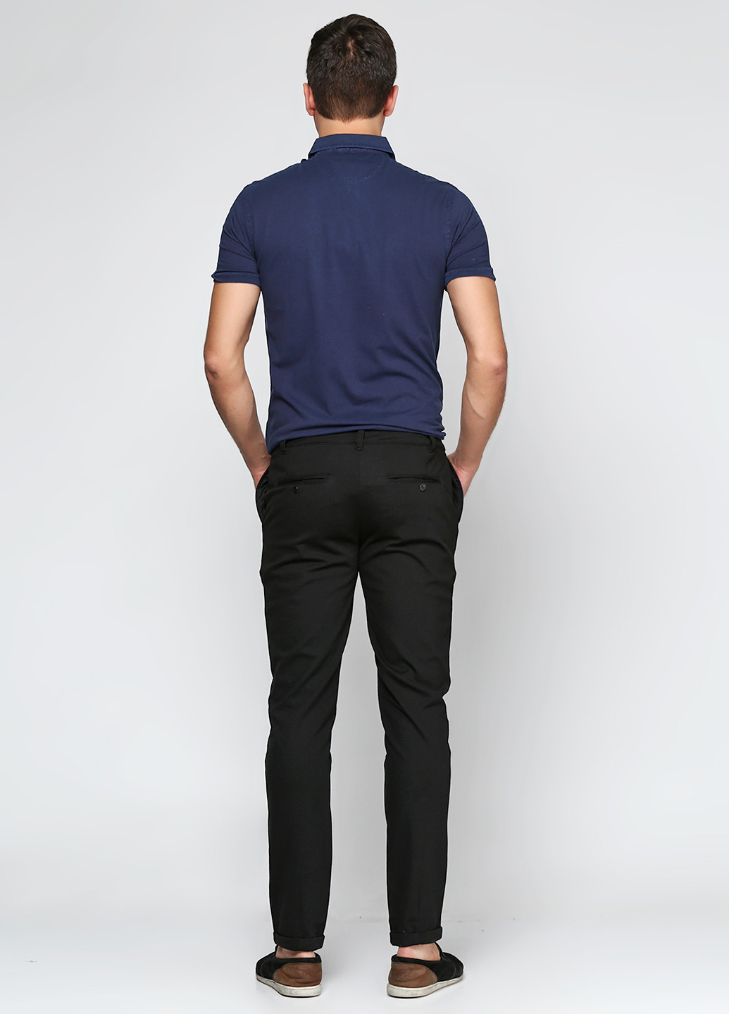 Черные кэжуал демисезонные брюки Only & Sons