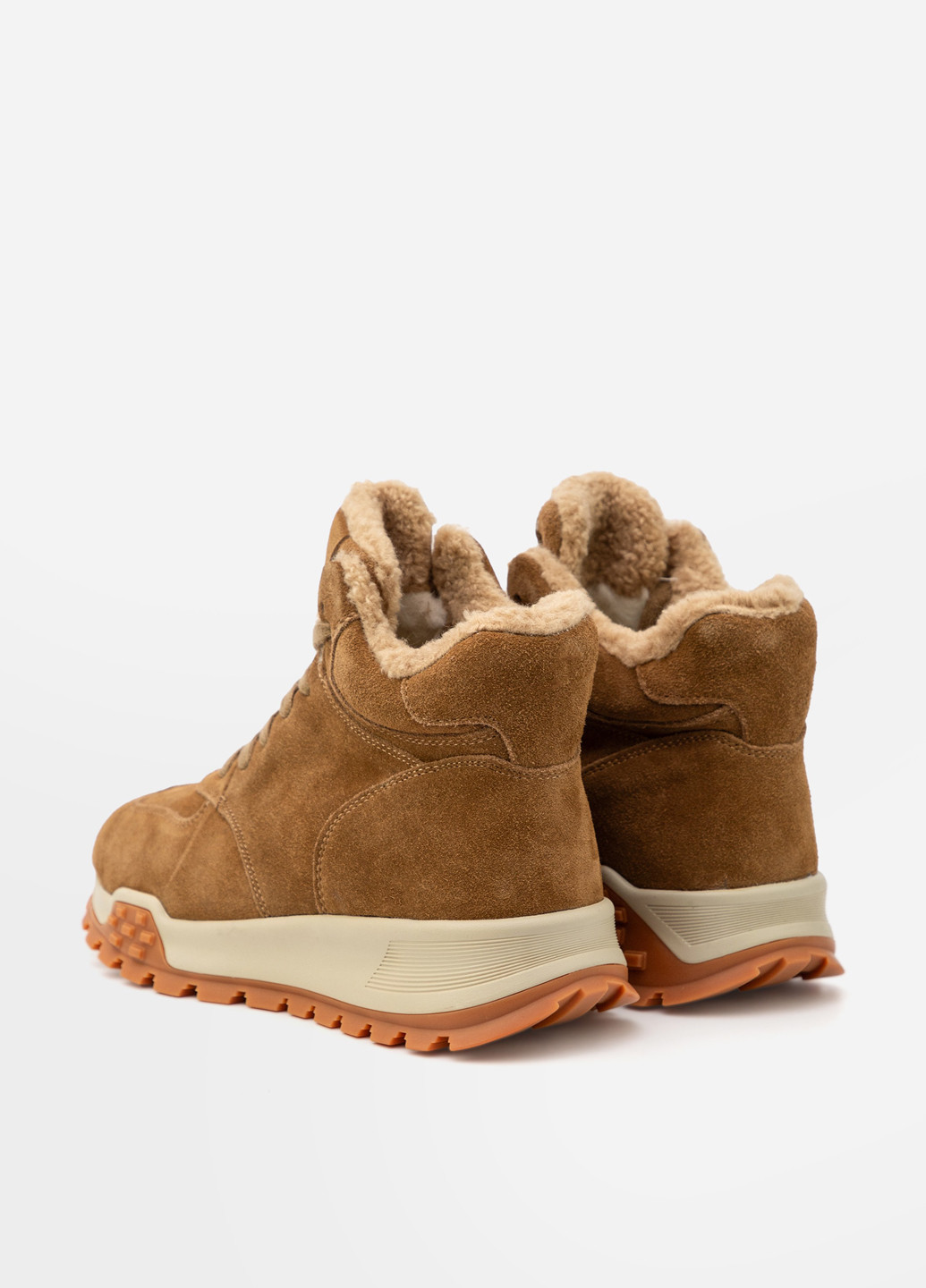 Зимние ботинки Respect без декора из натуральной замши