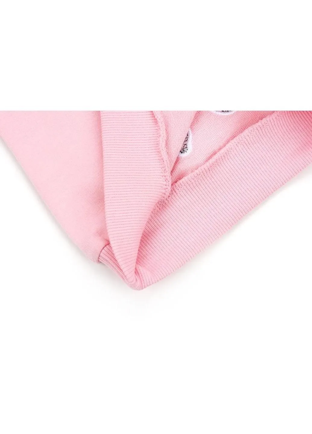 Серый демисезонный костюм десткий с олененком (11449-80g-pink) Breeze