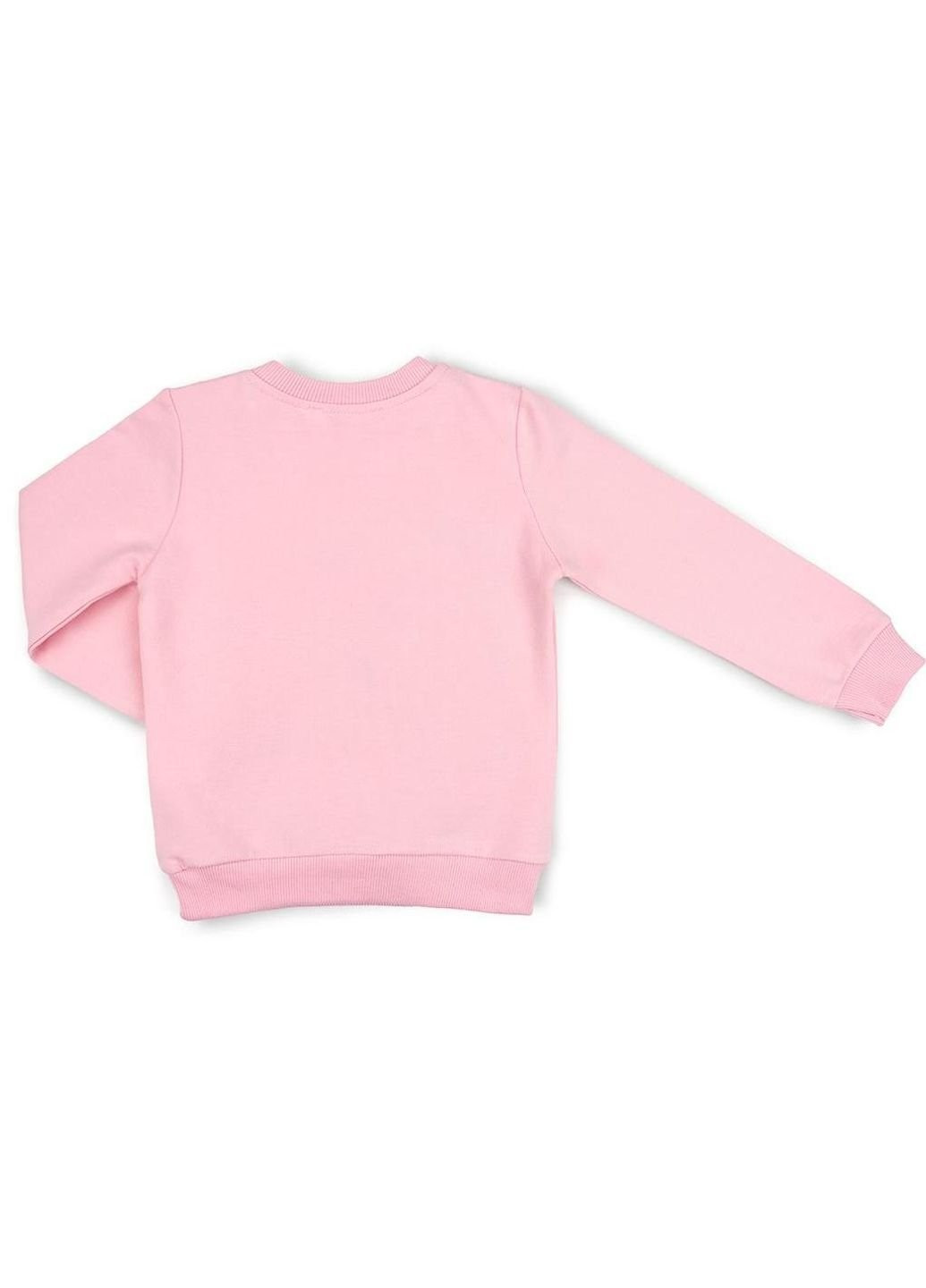 Серый демисезонный костюм десткий с олененком (11449-80g-pink) Breeze