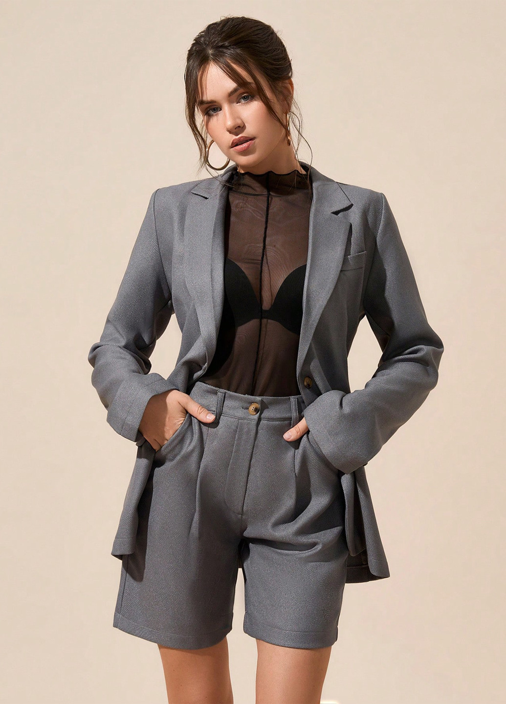 Костюм (жакет, шорти) SHEIN (353322132)