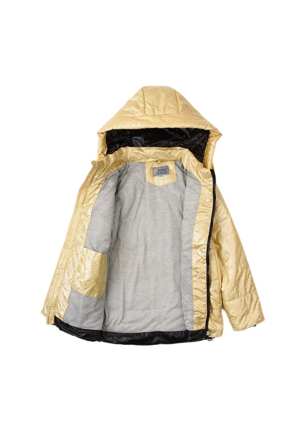 Золотая демисезонная куртка Mali