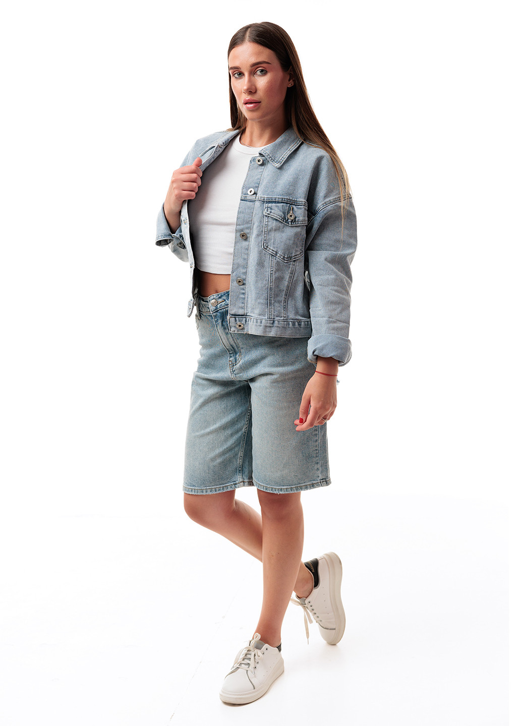 Блакитна демісезонна куртка Icon