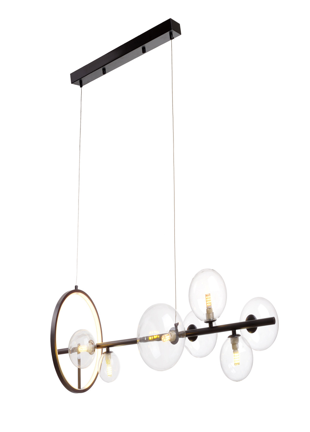 Потолочная люстра BR-01 662S/7 G9 BK Brille (247373796)