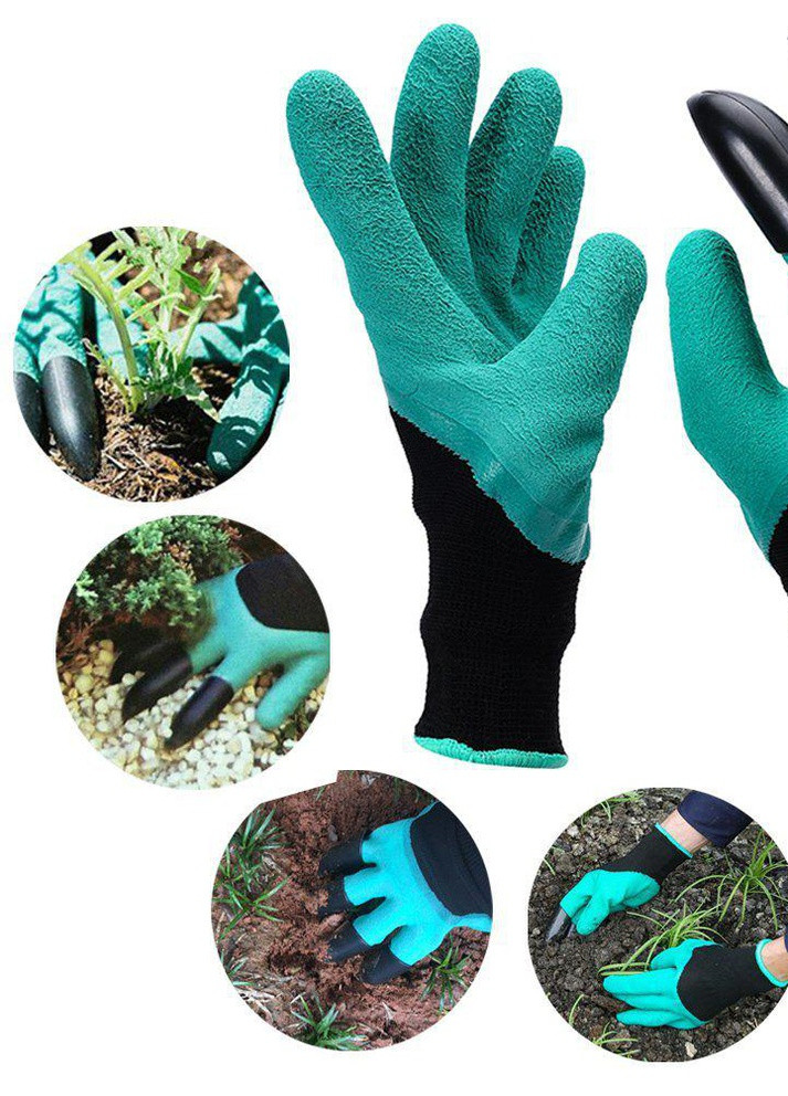 Перчатки садовые с когтями Garden Gloves для сада и огорода (342567) Francesco Marconi (213875623)