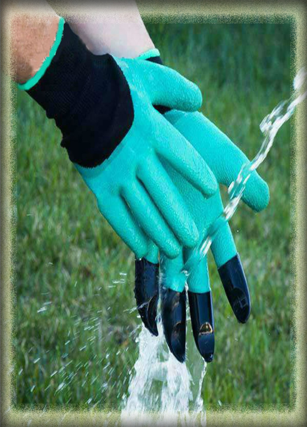 Перчатки садовые с когтями Garden Gloves для сада и огорода (342567) Francesco Marconi (213875623)