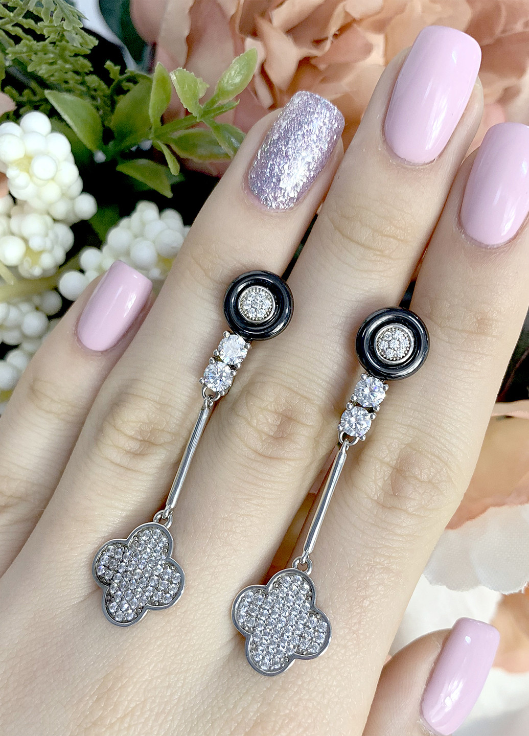 Сережки Silver Flame (164347055)