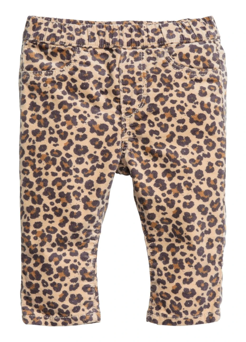 Коричневые летние леггинсы H&M