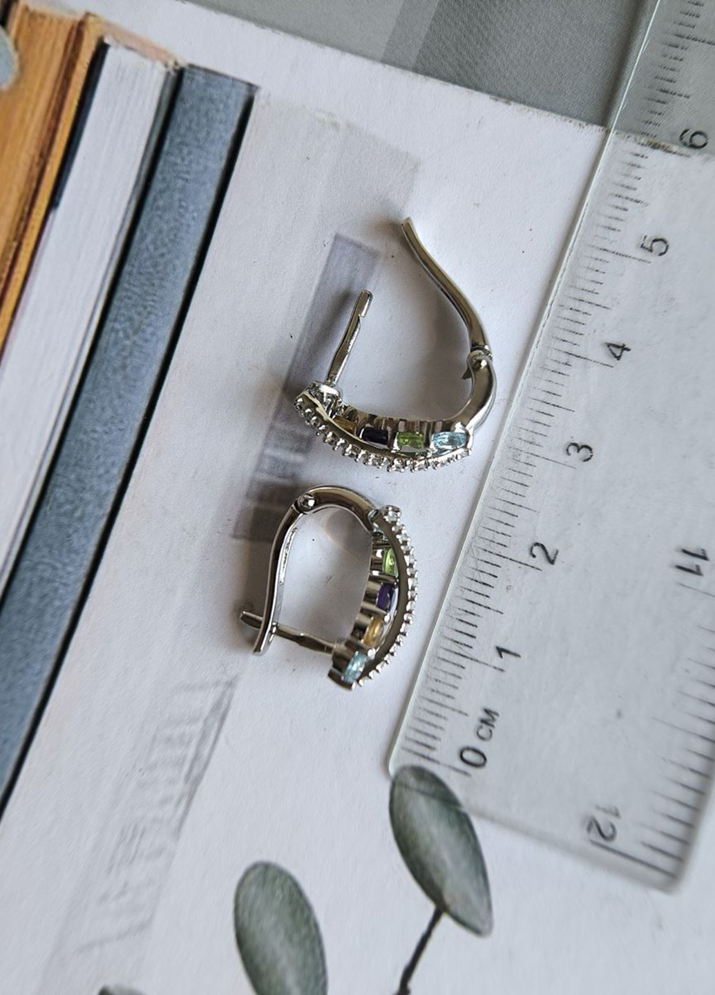 Серьги Silver Flame (353782441)