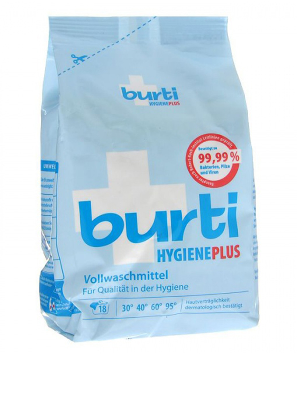 Порошок гігієнічний для білих і кольорових тканин Hygiene Plus, 1,1 кг Burti (132543256)