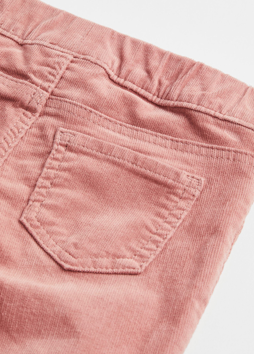 Розовые кэжуал демисезонные клеш брюки H&M