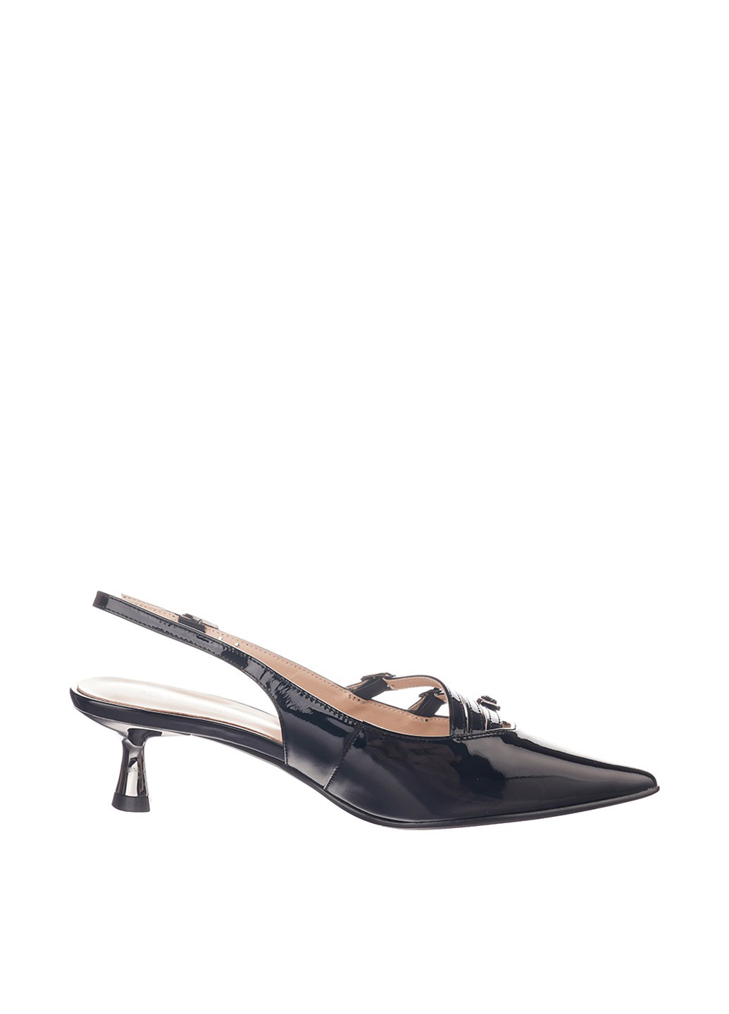 Blizzarini Туфли слингбеки черный з натуральная кожа, украина — лето (328609243)