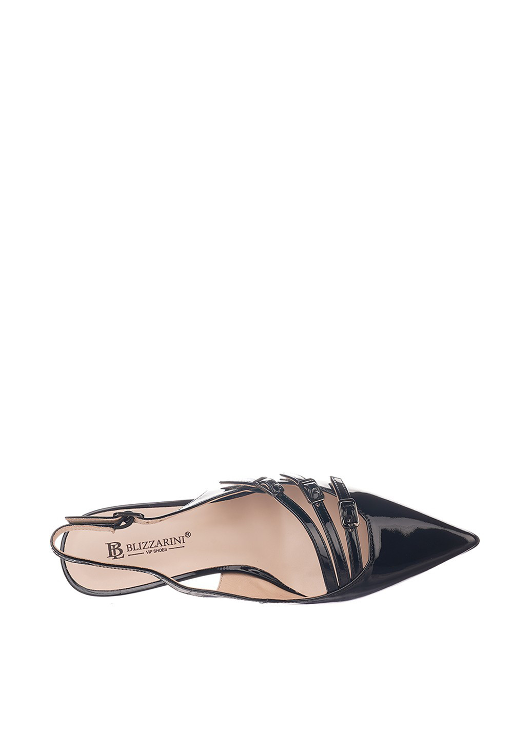 Blizzarini Туфли слингбеки черный з натуральная кожа, украина — лето (328609243)