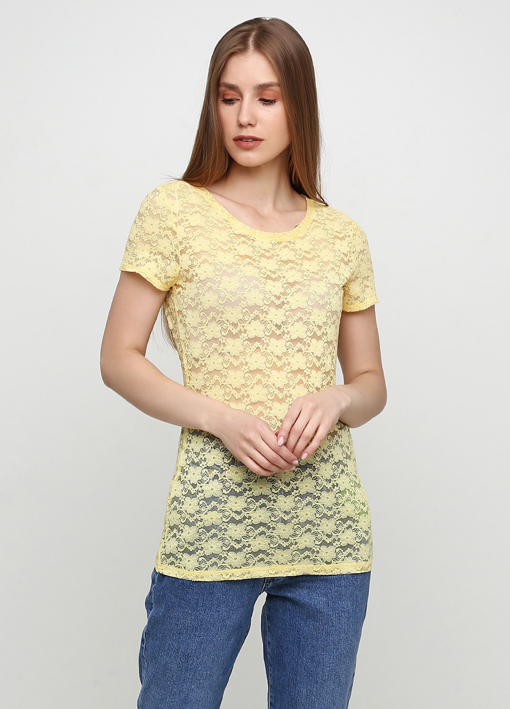 Жовта літня футболка H&M