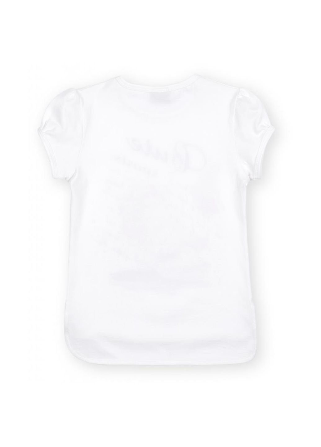 Серая демисезонная футболка детская с кедом (8295-116g-gray) Breeze