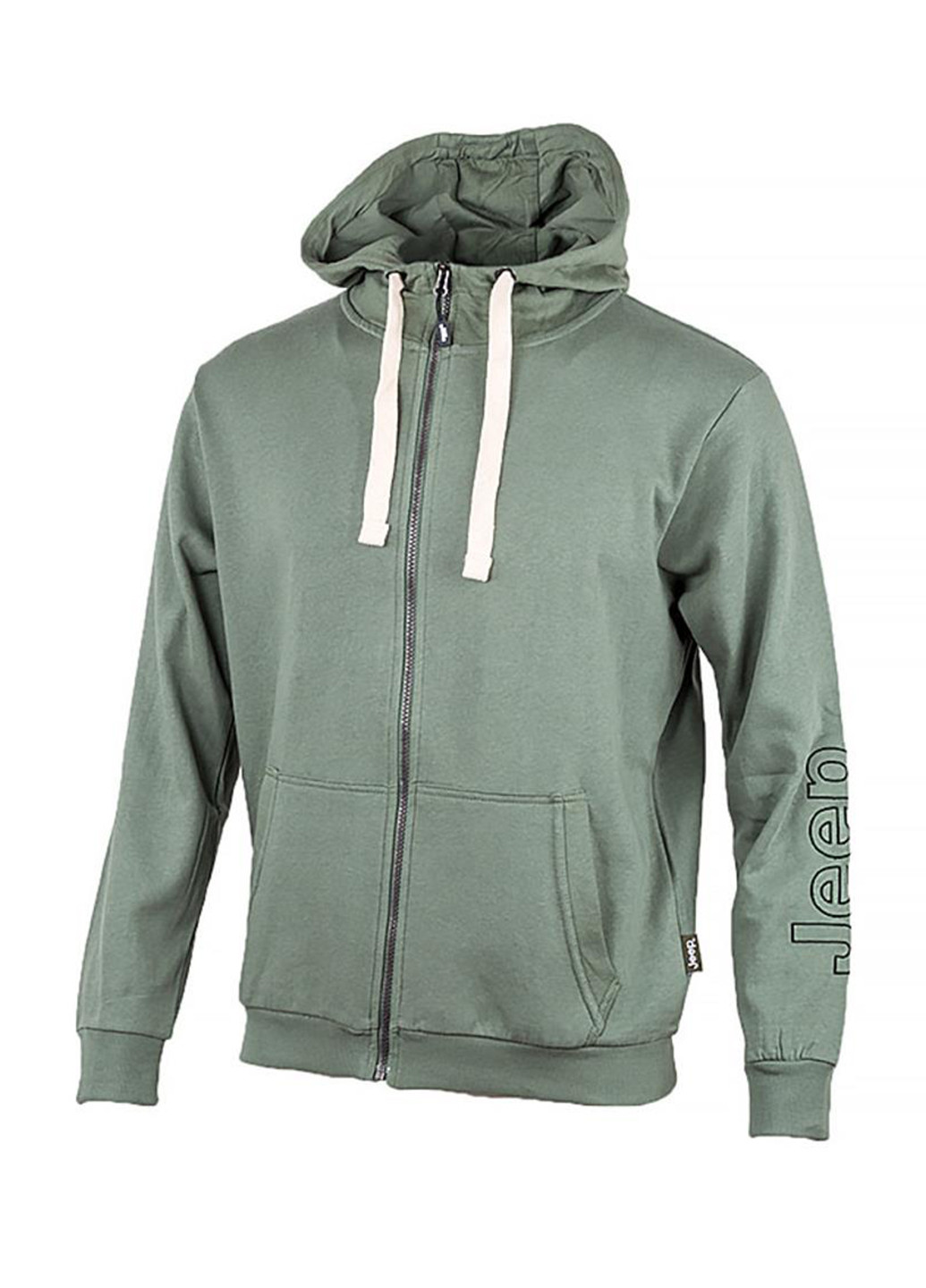 Толстовка HOODED SWEATSHIRT FULL ZIP Sleeve Embroidery O102571-E850 Jeep JEEP HOODED SWEATSHIRT FULL ZIP Sleeve Embroidery (321505870)