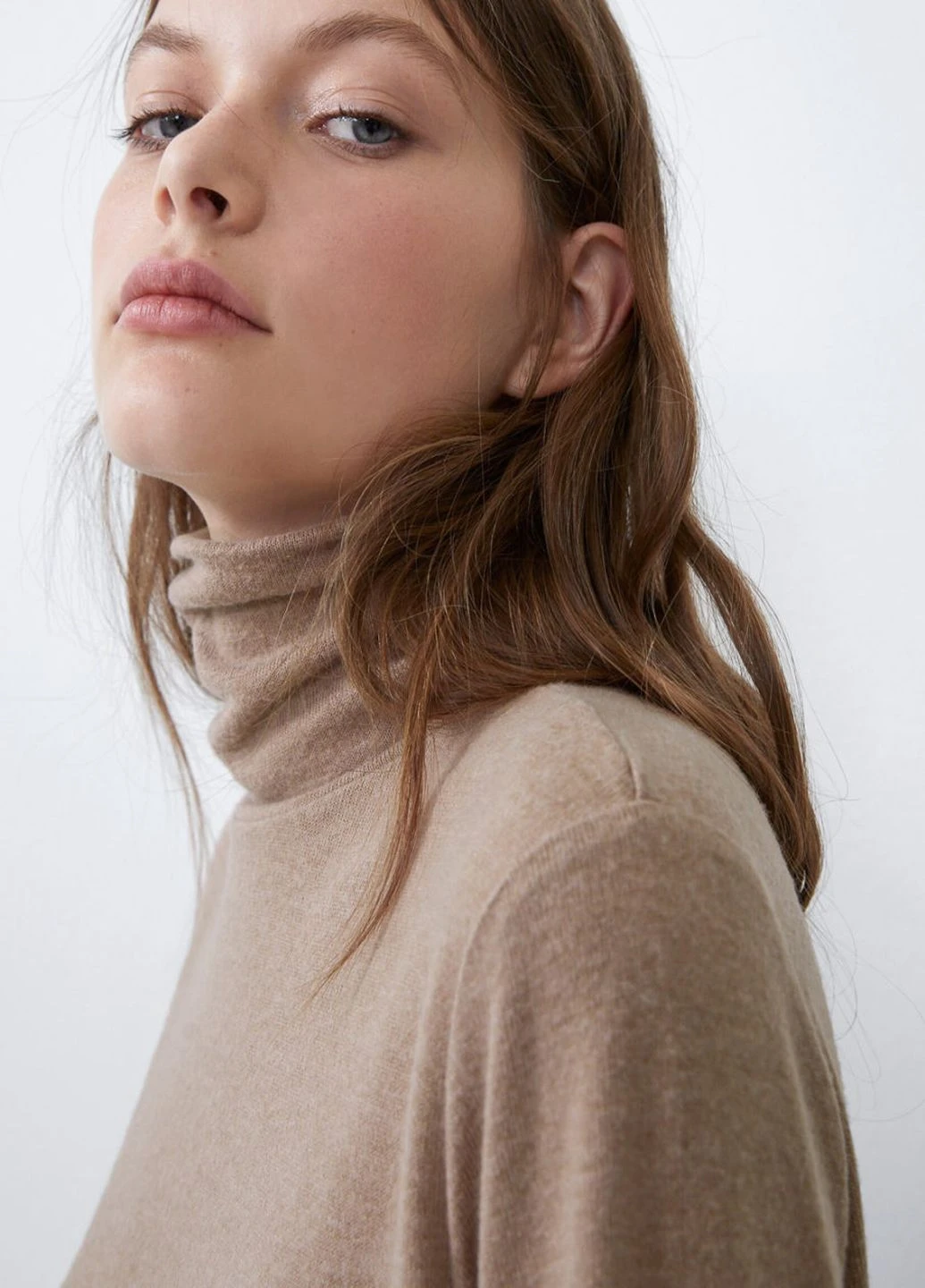 Бежева кежуал сукня Zara однотонна