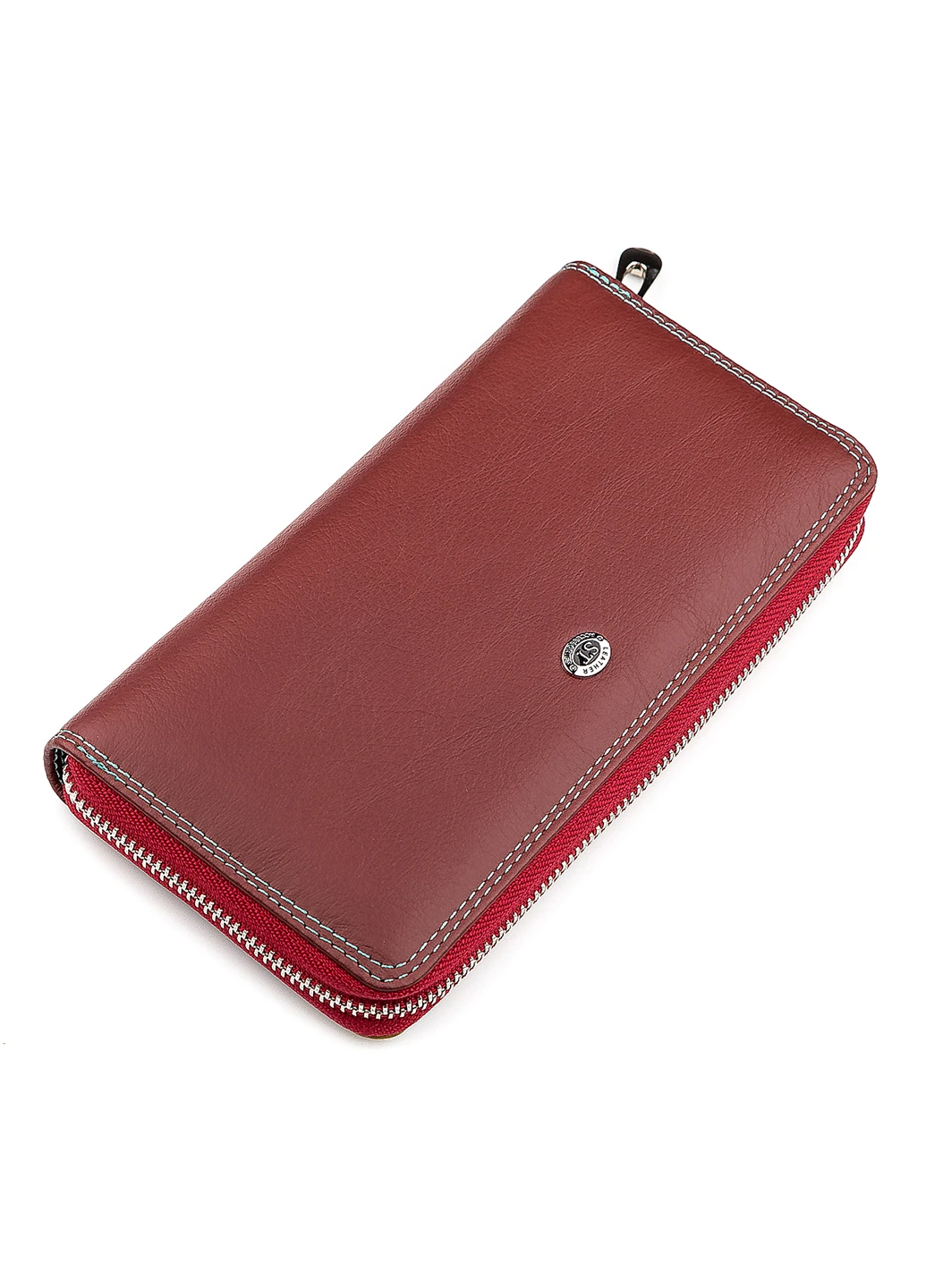Жіночий шкіряний гаманець 19х10х3 см st leather (252132374)