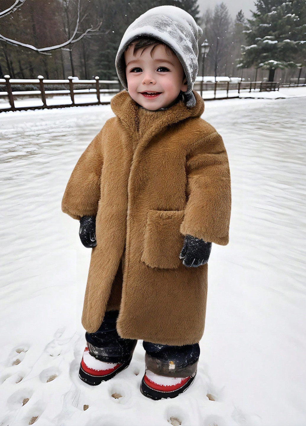 Пісочне демісезонне Пальто однобортне SHEIN
