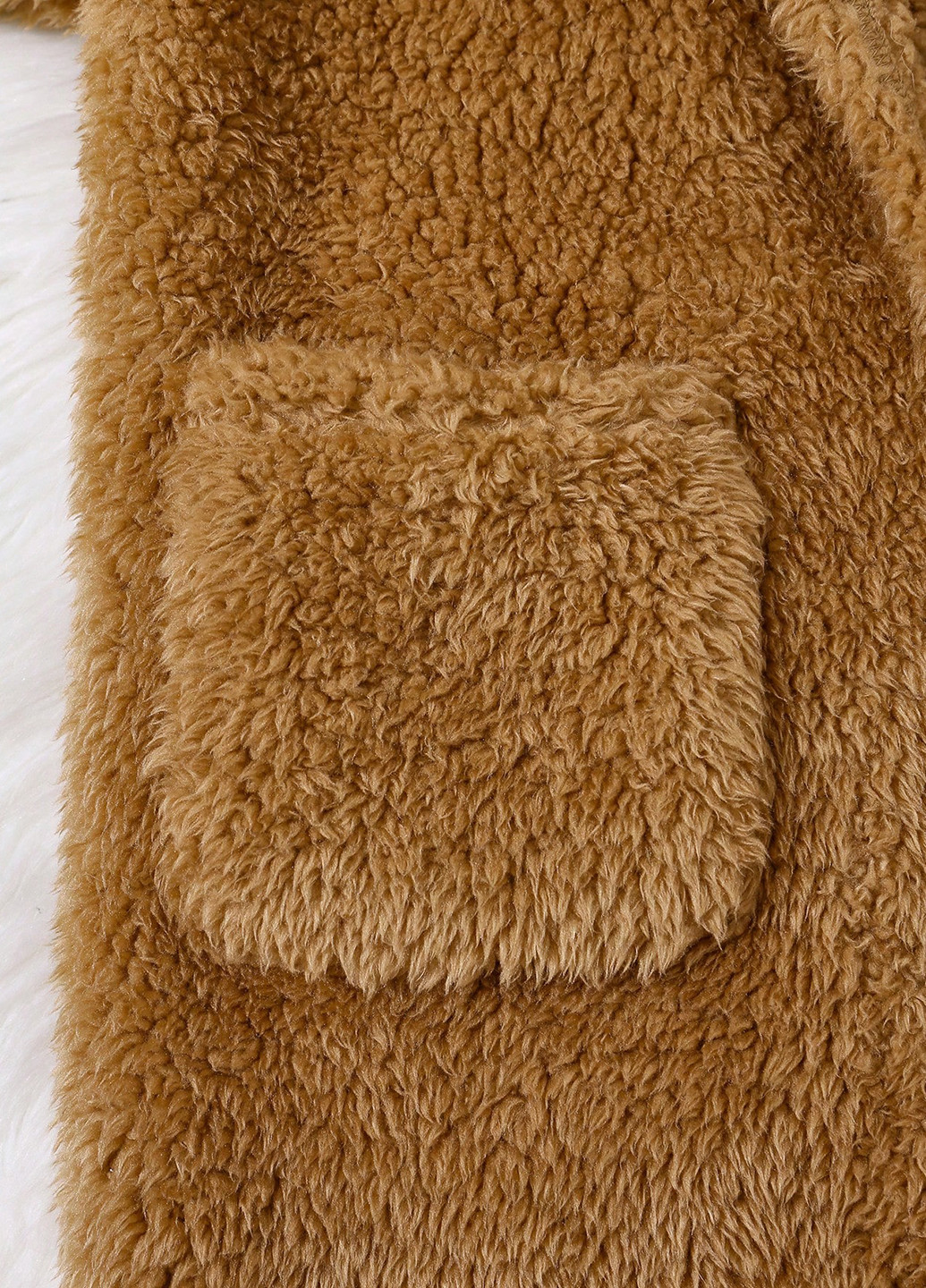 Пісочне демісезонне Пальто однобортне SHEIN