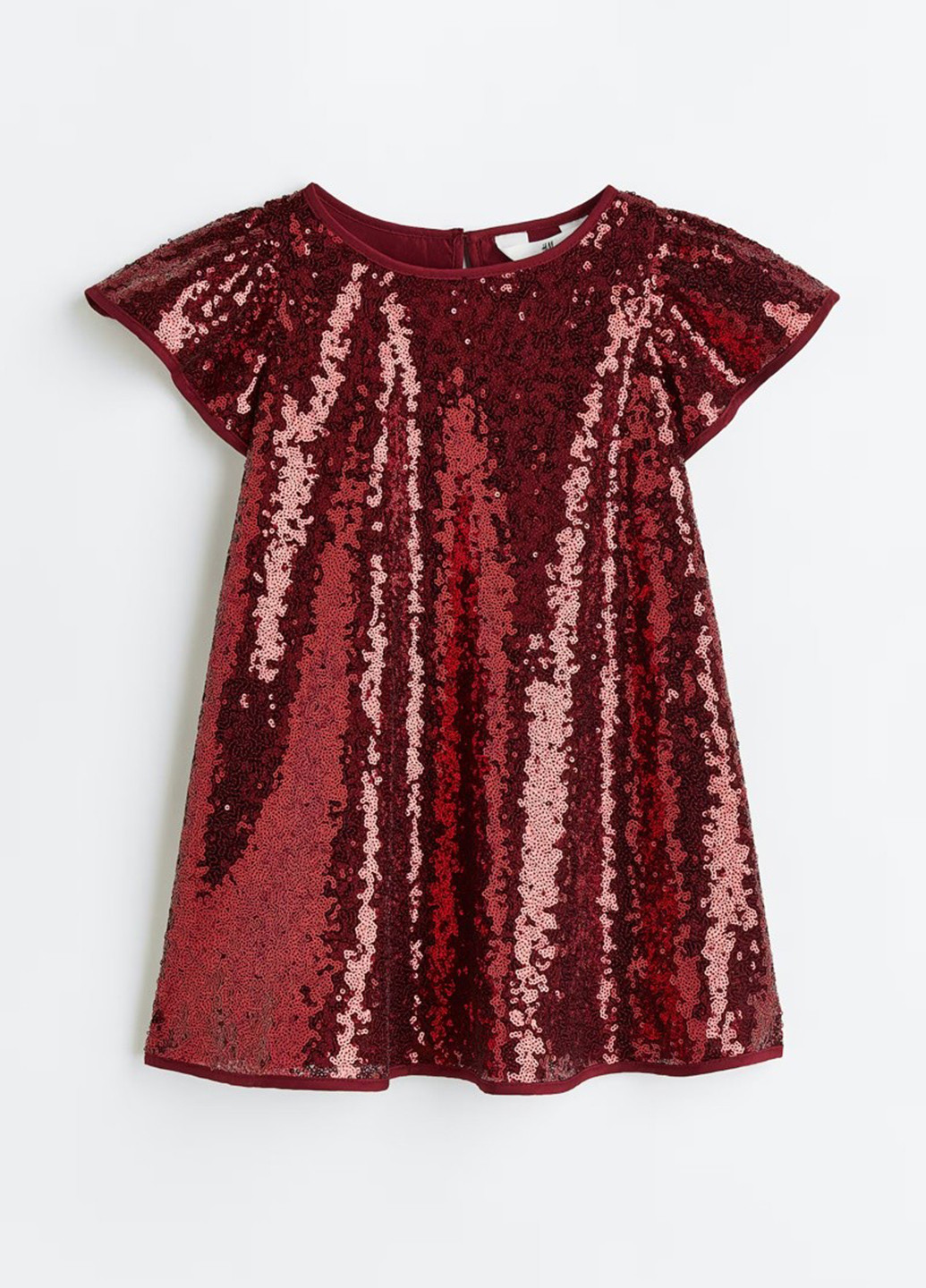 Темно-бордовое платье H&M (366117062)