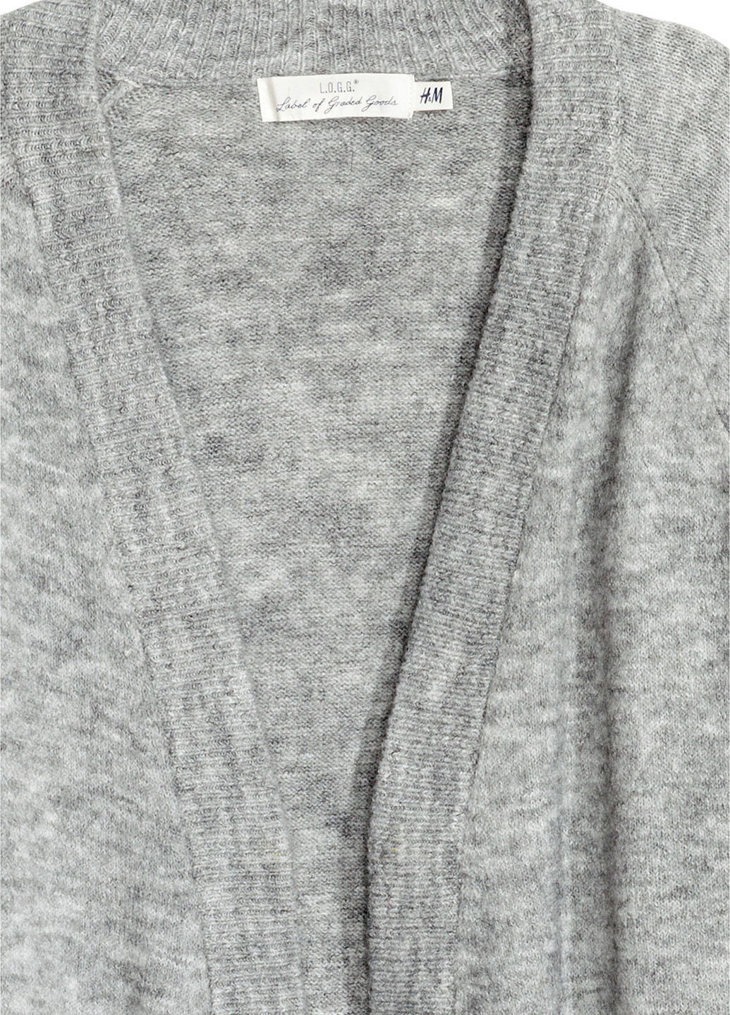 Светло-серый демисезонный кардиган H&M